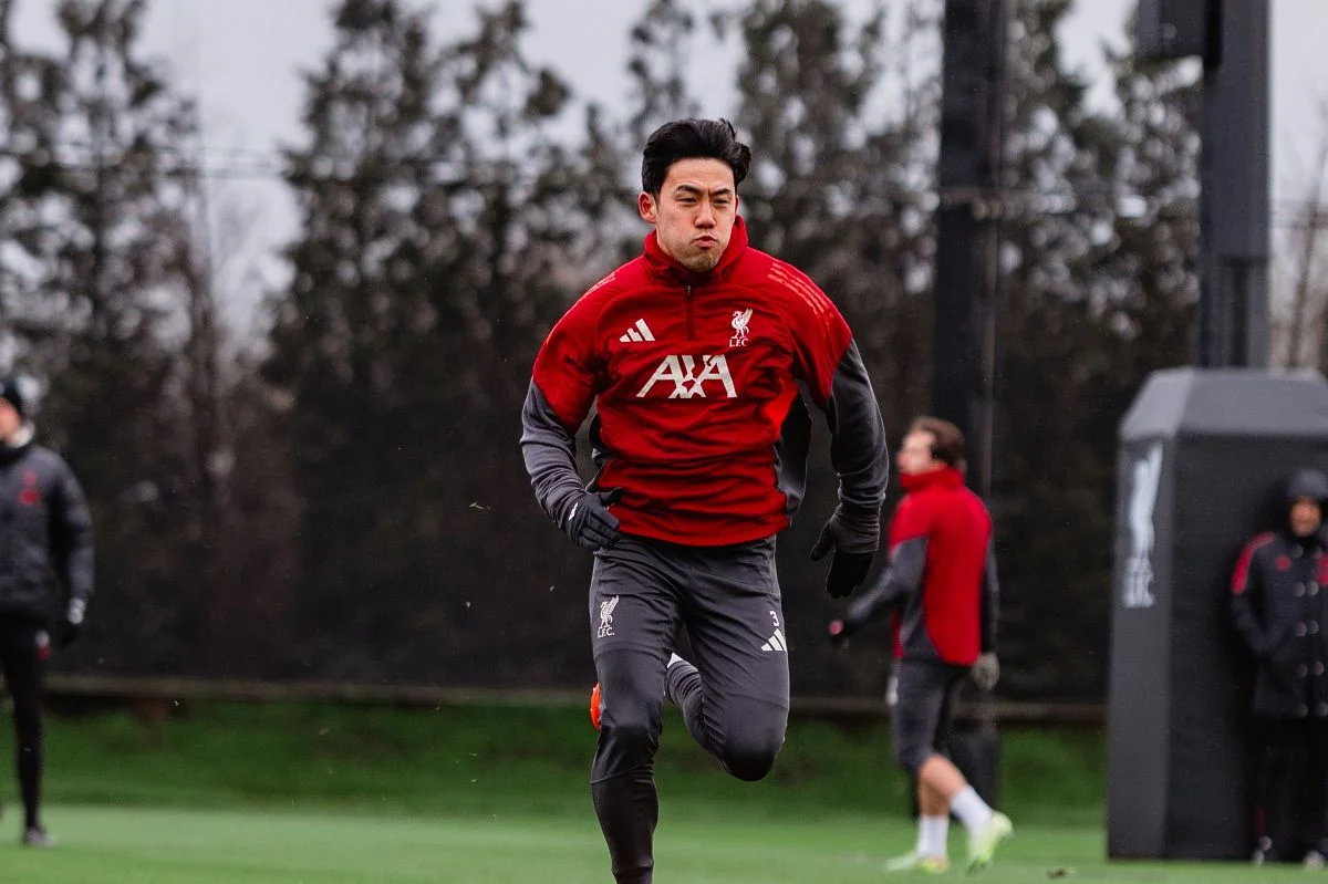 Wataru Endo is back in training