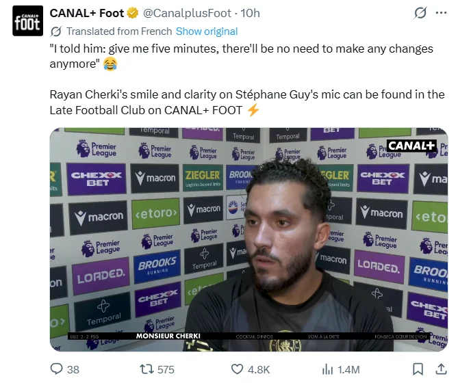 FPL notes: Cherki